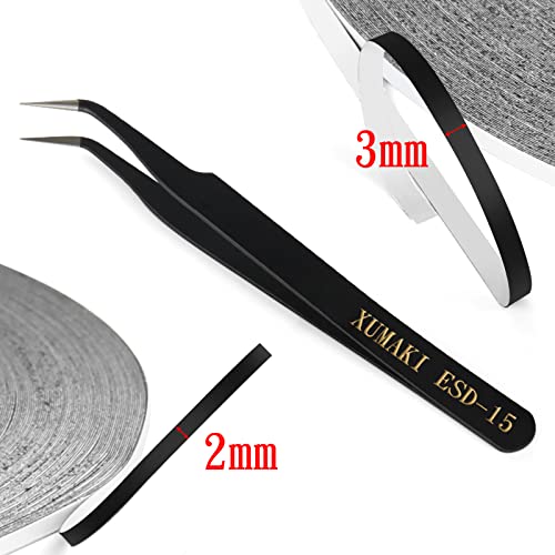 2mm / 3mm x 50M LCD Repair Tape Phone Screen Adhesive Tape LCD Touch Screen Repair Tape with 1 Tweezers for Cell Phone, iPad, Tablets, Laptops, LCD Screen - size: 2mm+3mm