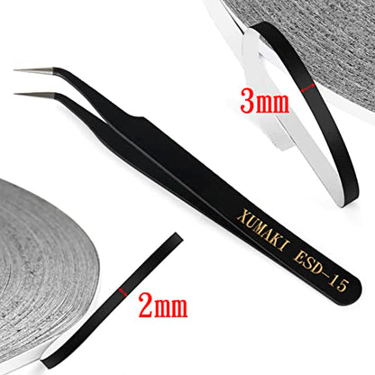 2mm / 3mm x 50M LCD Repair Tape Phone Screen Adhesive Tape LCD Touch Screen Repair Tape with 1 Tweezers for Cell Phone, iPad, Tablets, Laptops, LCD Screen - size: 2mm+3mm