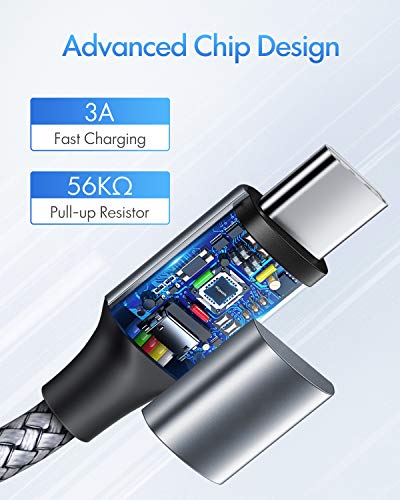 etguuds USB C to USB C Cable 4ft, 2-Pack 60W C to C Cable Fast Charging - color: Gray, size: 4ft