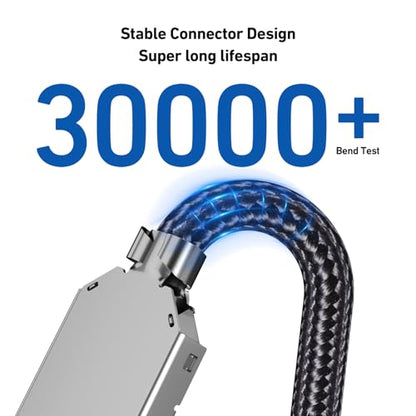 BENFEI USB 3.0 Extension Cable 3.3 Feet, Nylon Braided Compatible with Webcam, Camera, Phone, USB hub, Mouse, Keyboard, Printer, Hard Drive, Headset - size: 3.3 Feet