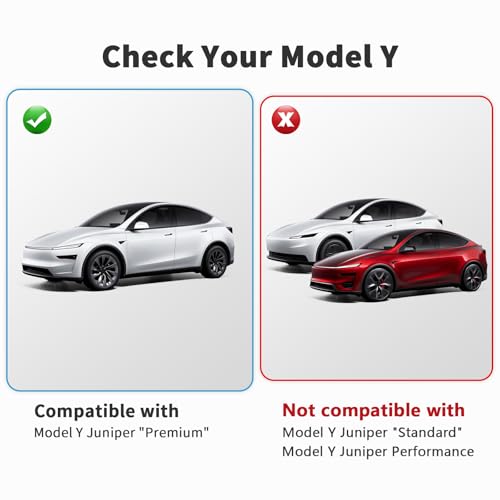 2026 Tesla Model Y Juniper Premium License Plate Holder - Unobstructed Camera Visibility - No Drill Front License Plate Bracket Mounting Kit with Anti Theft Features (ONLY Fit Model Y Premium) - size: 2026 Model Y Juniper Premium