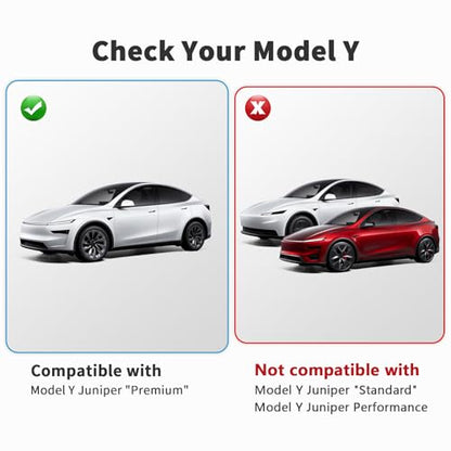 2026 Tesla Model Y Juniper Premium License Plate Holder - Unobstructed Camera Visibility - No Drill Front License Plate Bracket Mounting Kit with Anti Theft Features (ONLY Fit Model Y Premium) - size: 2026 Model Y Juniper Premium