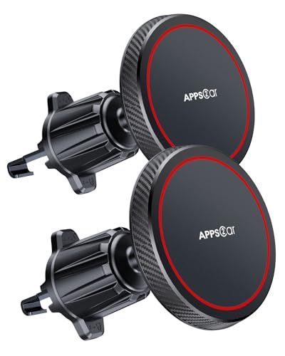 APPS2Car for MagSafe Car Mount for Air Vent [2 Pack] Magnetic Phone Holder - color: Magsafe 2-Pack