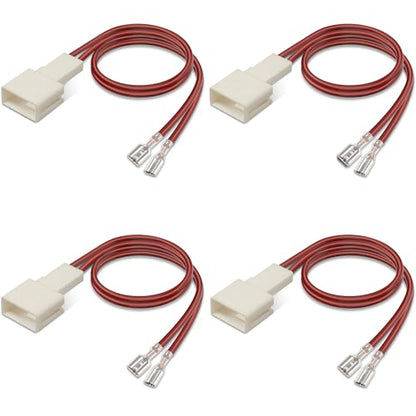 4 Pcs 72-8104 Speaker Harness, Speaker Wiring Harness for Toyota Subaru - style: 72-8104*4pcs