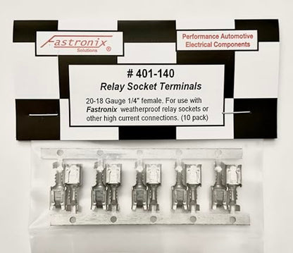 Fastronix Weatherproof Relay Terminals 20-18 Gauge 10 Pack - size: 20-18 Gauge Pins