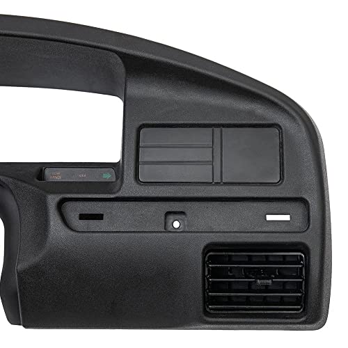 ANDPLAY Dash Panel Bezel Cover Compatible with Ford F150 F250 F350 1992 1993 1994 1995 1996 1997 With Gas Engine ONLY Black - size: 1992-1997 | Fit F150 F250