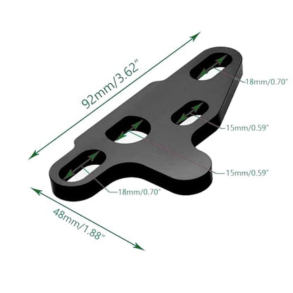 2Pcs Oil Pump Alignment Tool,Billet Aluminium Oil Pump Guide Kit Tool Cam Swap Pickup Tube Girdle Brace Hold Down Installation Engines Tool for Gen V Lt1 Lt4 Lt5 L83 L86 L87 Engines (BLACK) - color: BLACK