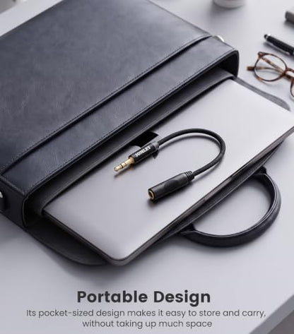1/4 to 3.5mm Adapter, 3.5mm Male to 6.35mm Female Cable 1FT - style: 3.5mm TRS Stereo to 1/4" Female Cable Adapter