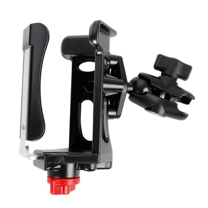 1" Ball Cup Drink Holder with 2.36" Aluminum Arm, Extra Large Adjustable Size Water Bottle Holder for 2.36-3.54" Dia Bottles, Fits RAM Mounts & Motorcycle/Bike 1" Ball Mount - size: Cup Holder with 2.36" Arm