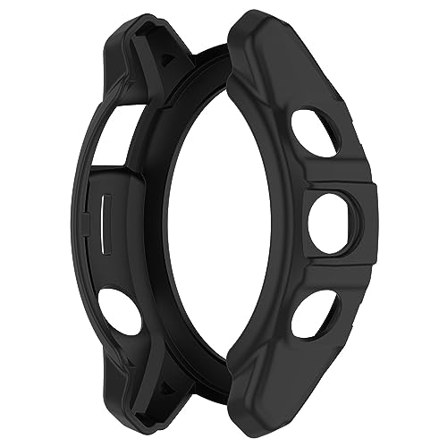 Case Compatible with Garmin epix Pro (Gen 2) 47mm/Fenix 7 Pro (47mm), TPU Screen Cover Anti-Scratch Bumper Frame Replacement Protective Case for Epix Pro 47mm&Fenix 7 Pro 47mm (Black) - color: Black