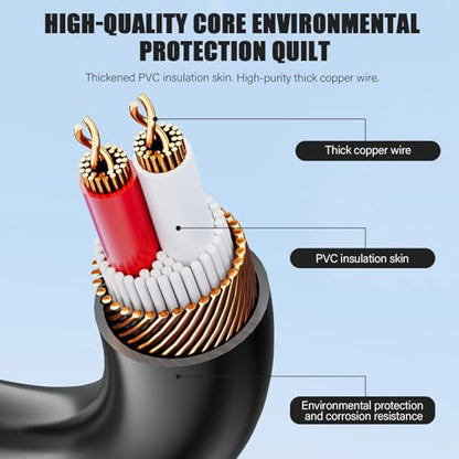 10-Pack 60ft DC Power Extension Cable,5.5mm x 2.1mm Extension Cord,12V DC Male to Female Power Cord for CCTV Security Camera,Power Supply,IP,Router,LED Strip - size: 60ft