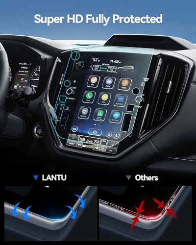 Ascent Screen Protector for 2023 2024 2025 2026 Subaru Ascent Center Control Touchscreen Car Navigation Protector Film Tempered Glass HD Clear Anti-Fingerprint 11.6''