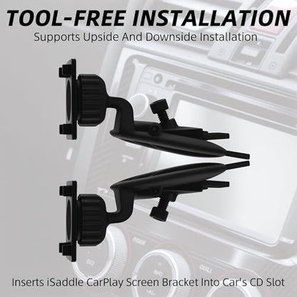 CD Slot Mount for Carplay Screen 17mm Ball for Garmin GPS/Phones