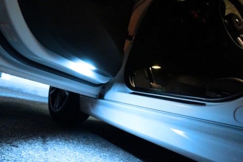 iJDMTOY Aqua Ice Blue 18-SMD Full LED Footwell, Door Sill, Under Side Door Courtesy Lights, Compatible With Acura TL TLX RDX MDX ZDX, etc - style: Aqua Ice Blue