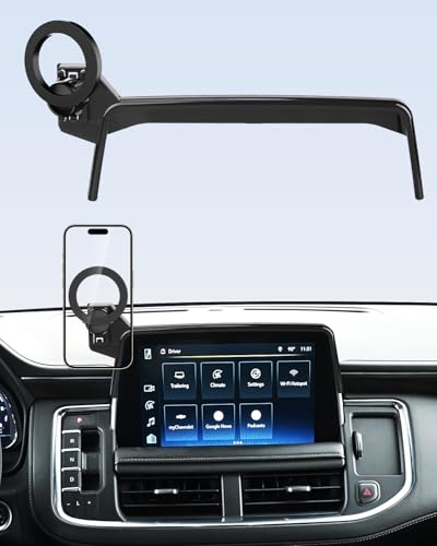PZK Car Phone Mount for 2021-2024 Chevy Tahoe/Suburban/GMC Yukon 10.2-inch - color: Magsafe, size: Tahoe/Suburban/GMC Yukon/GMC Yukon XL 2021-2024
