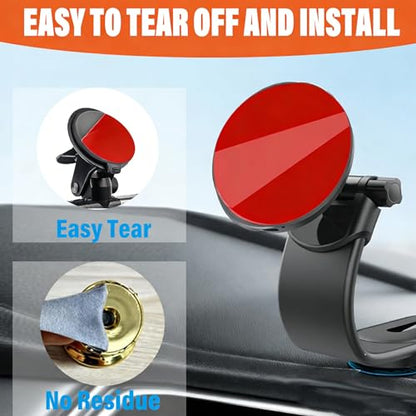 4Pcs 2‘’ Heavy Duty Adhesive Sticky Pads for Dash Cam - size: 4Pcs Round