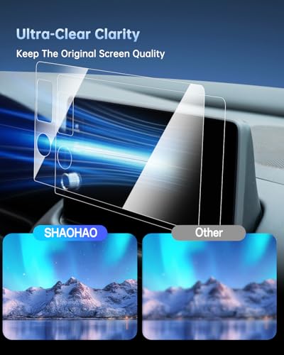 SHAOHAO for 2026 2027 Honda HR-V Screen Protector for 2026 2027 Honda HR-V HRV Accessories (LX, Sport, EX-L) 9 inch Touchscreen Tempered Glass Anti-Fingerprint & Scratch HD Clear Screen Cover