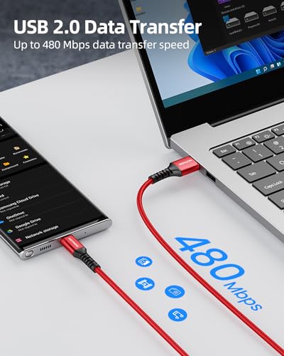 Short USB C Cable 12 inch 3 Pack, 1FT USB A to USB C Cable 3A Fast Charging - color: Red+Blue+Green, size: 1FT