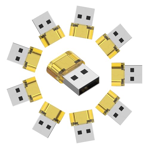 10 Pack USB to USB C Adapter,Type C Female to A Male Charger Converter Compatible with Apple Watch Ultra iWatch 8 7,iPhone 15 14 Pro Max Plus,iPad 9 10 Air 5 Mini 6,Car,Samsung Galaxy S23 S24 (Yellow) - color: Yellow, size: 10PCS