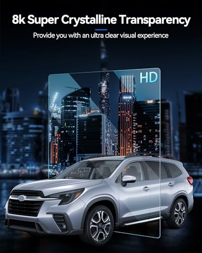 Ascent Screen Protector for 2023 2024 2025 2026 Subaru Ascent Center Control Touchscreen Car Navigation Protector Film Tempered Glass HD Clear Anti-Fingerprint 11.6''