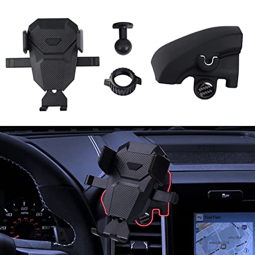 Karltys Car Phone Holder Mount for Ford F150 2021 2022-2025 2026, Dash Air Vent Cell Phone Holder Mount for 2025 F-150, Hands Free Phone Cradle Stand for All iPhone Android Smartphones - size: 21-23 F-150 Phone Holder