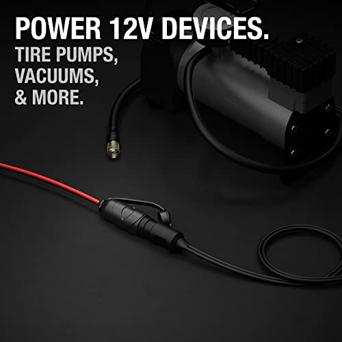NOCO GC017 15A 14AWG 12V Adapter, Heavy-Duty Cigarette Lighter Plug, and Female Socket with Battery Clamps, 12V Battery Clamp (Pack of 6) - size: 12V Battery Clamp (Pack of 6)