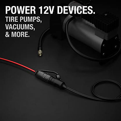 NOCO GC017 15A 14AWG 12V Adapter, Heavy-Duty Cigarette Lighter Plug, and Female Socket with Battery Clamps, 12V Battery Clamp (Pack of 6) - size: 12V Battery Clamp (Pack of 6)