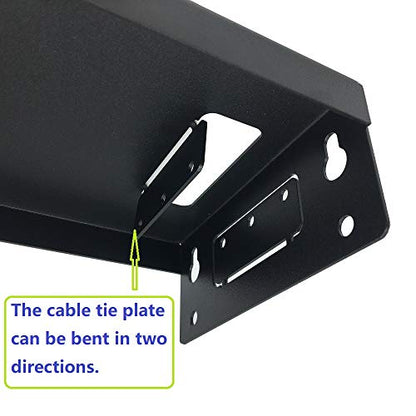 Portable Electronic Device Mount, Black, Wall Mount Bracket, Compatible with PTZ Cameras, Loading Weight Capacity: 8 Pounds
