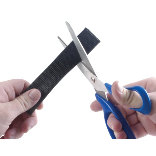 Techflex 1-1/4 Clean Cut Sleeving 25 ft. Black - color: 25 Feet, size: 1.25 Inch