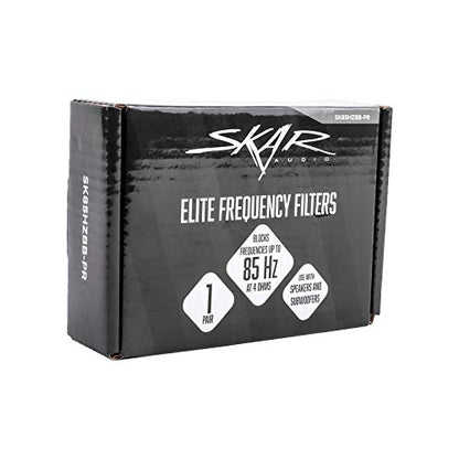 Skar Audio SK85HZBB-PR Elite Frequency Filters - Eliminates Frequencies 0-85 Hz at 4 Ohms - Pair - size: 0-85 Hz at 4 Ohms