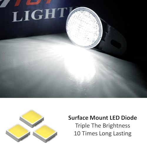 iJDMTOY Round Shape Xenon White Full LED Footwell Under Dash Courtesy Light Assemblies Compatible with RAM 1500 2500 3500 Classic Dodge Durango, with Jeep Grand Cherokee Wrangler Commander Liberty