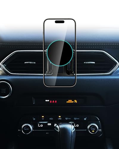 SKYLOTEC Magnetic Charger Phone Holder for Mazda CX-5 CX 5 2017-2025 - color: Magnetic Wireless Charger, size: CX-5 2017-2025