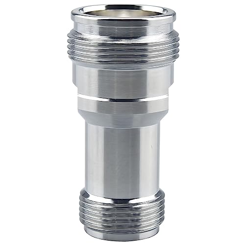 onelinkmore 4.3/10 Mini DIN Connector Female to N Female Adapter Teflon 0-6GHz Connector Coax Adapter - size: 4.3/10 Mini DIN Female to N Female