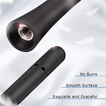 Eightwood Car Radio Rubber Antenna Mast 7in, AM FM Car Antenna Replacement - color: antenna mast
