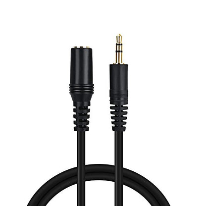 3.5mm Stereo Male to Female Extension Audio Cable Cord (25 Feet) - size: 25 Feet