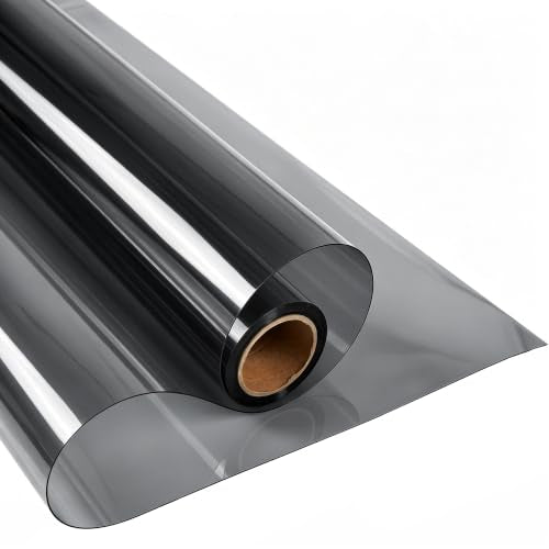 TOYOCO Ceramic Car Window Tint, 5% VLT, 240" x 11.5FT Window Privacy Film, No Signal Interference, 99% UV Protection & Scratch-Resistant for Side & Rear Windows, DIY Install - color: 5%vlt, size: 24in x 11.5ft