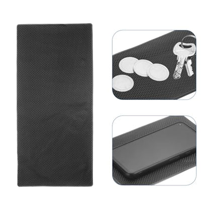 HARFINGTON Car Dashboard Anti-Slip Mat 15.7" x 8" Universal Sticky Dash Pad Washable Reusable Car Non-Slip Mats for Phone Keys Sunglasses Electronic Devices, Black - size: 15.7" x 8"