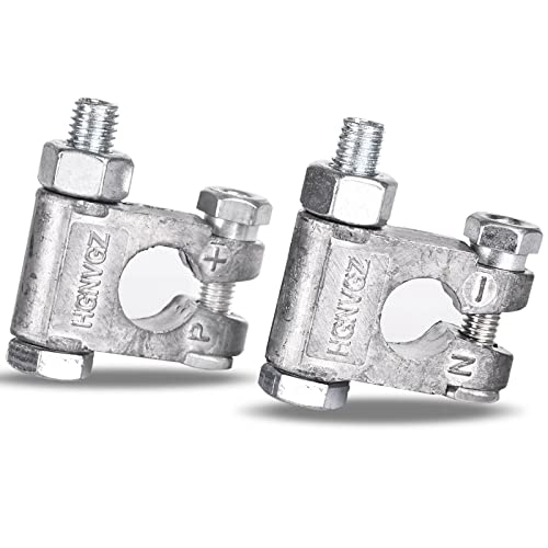 Battery Terminals,Anti-Corrosion Battery Terminal Connectors,Quick Release Military Battery Terminal,Heavy Duty Battery Terminal Set for Marine Car Boat RV and Vehicles (1 Pair) - size: Terminal Package - 1 Pair