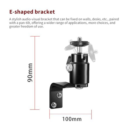 E-Shape Camera Wall Mount with 1/4" Screw and 5/8" Stud - style: E Shape Wall Mount