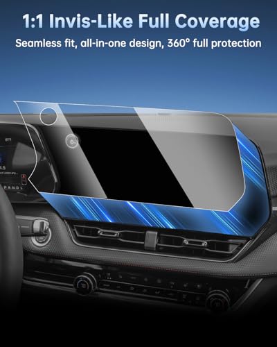 SHAOHAO 2 Pcs 2026 2027 Chevy Equinox Anti-Glare Matte Screen Protector for 2025 2026 2027 Chevy Equinox Accessories 11.3" Navi & 11" Dash 9H Matte Glass Anti Scratch & Fingerprint Bubble Free