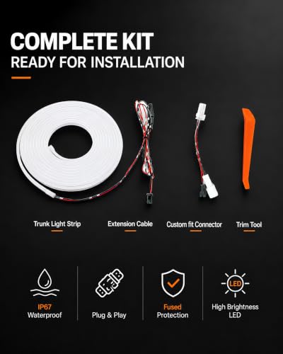 Trunk LED Light Strip for Toyota RAV4 2013-2021, Warm White Cargo Light - color: 2013-2021 RAV4（Warm White）