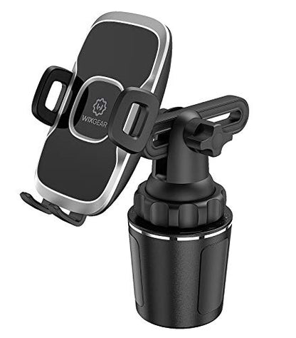 Cup Holder Phone Mount, Adjustable Long Neck Cellphone Holder for Car, Upgraded Version, Cup Phone Holder for Car with Expandable Side Arms, Compatible with iPhone Samsung Google & All Phones