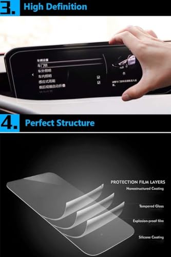 TTCR-II Compatible with MAZDA3 Screen Protector 2019-2024 2025 2026 - color: For 2019-2025 MAZDA3/2020-2025 CX-30
