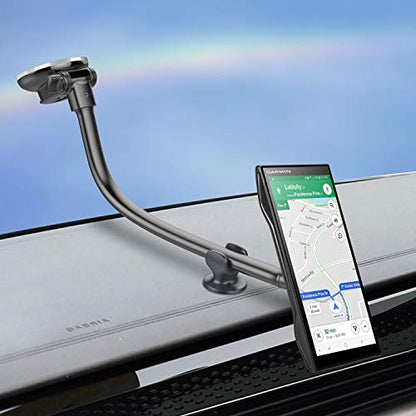 APPS2Car for Garmin GPS Car Mount, Windshield Dashboard Suction Cup GPS Mount for Car, Replacement Holder for Garmin Dezl Drive Zumo DriveSmart RV Nuvi Driveassist StreetPilot DriveLuxe