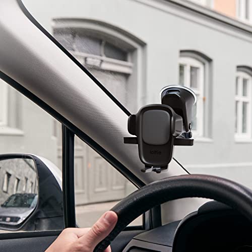 iOttie Easy One Touch Signature Dashboard & Windshield Universal Car Mount Phone Holder Desk Stand with Suction Cup Base and Telescopic Arm for iPhone, Samsung, Google, More Smartphones - style: Signature