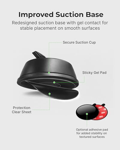 MagSafe 15W Fast Wireless Car Charger Suction Cup Phone Mount - style: Magsafe Wireless Charger Suction Cup Mount (Ver 2.0)