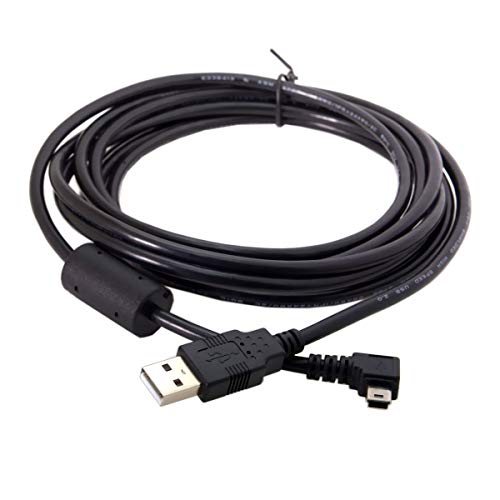 chenyang Mini USB Cable USB 2.0 Male to Mini USB 5 Pin Male 90 Degree Right Angled Charging Data Transfer Extension Cable Black 3.0M - color: Black Right Angled, size: 3.0M