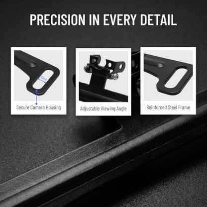 License Plate Camera Mount, Backup Camera Bracket for US Plates