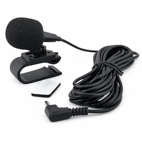 Microphone 3.5mm Mic Handsfree Dash Car Stereo Receiver Replacement for Sony MEX-N5000BT MEX-N5100BT XAV-AX1000 XAV-AX150 XAV-AX3000 XAV-AX3200 XAV-AX3250 XAV-AX5500 XAV-AX5600 XAV-AX7000