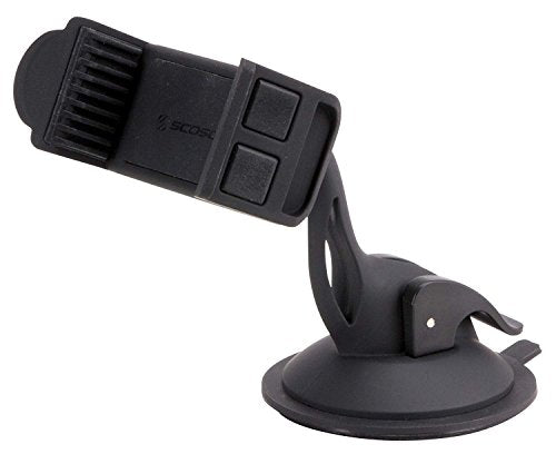 Scosche HDVM Universal 3-in-1 Vent/Windshield/Dashboard Cell Phone Holder Car Mount, Suction Cup Phone Mount with Vent Clip, Compatible with iPhone 16/15/14/13/12 & Mobile Phones up to 3.5 inches - style: Dash / Vent